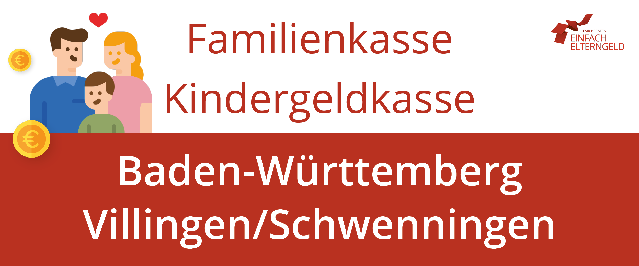 Familienkasse Kindergeldkasse Baden-Württemberg Villingen-Schwenningen - So erreichen Sie Ihre Familienkasse.