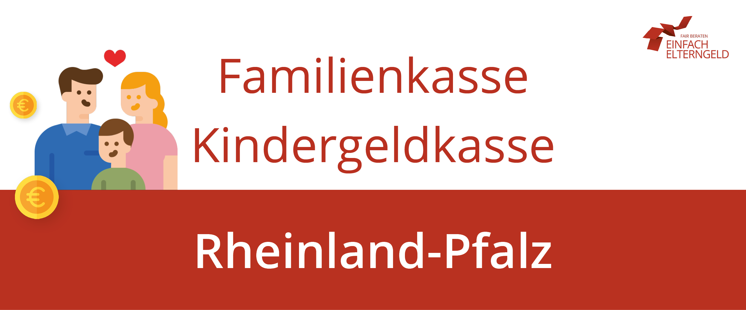 Die Familienkasse Rheinland-Pfalz ist unter diesen Kontaktdaten erreichbar. Die Familienkasse Rheinland-Pfalz ist unter diesen Kontaktdaten erreichbar.