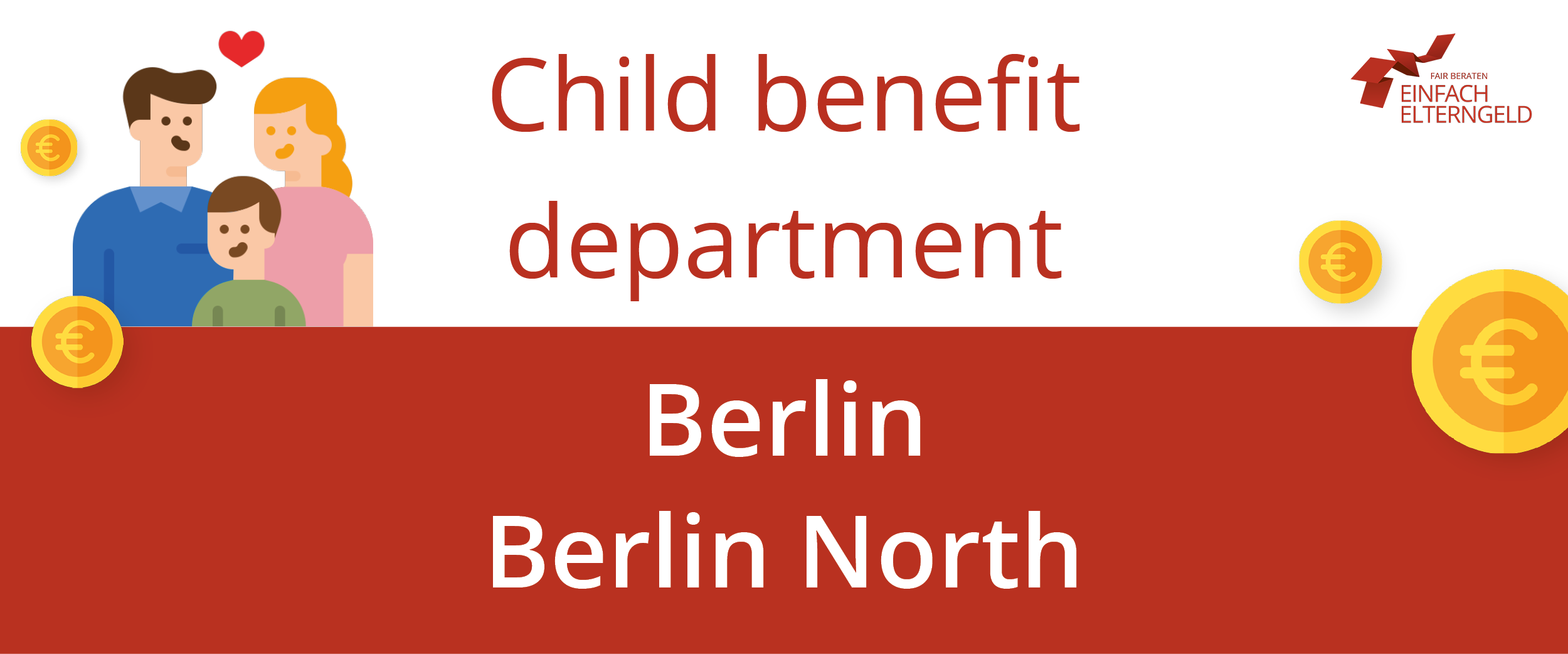 We present the Child benefit department Berlin Berlin North.